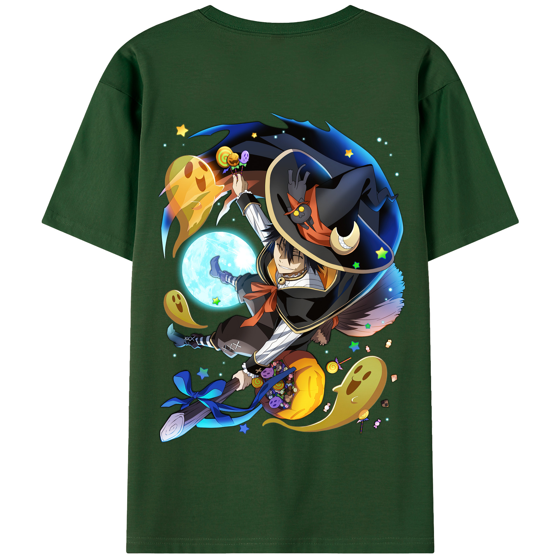（画像用） 文豪ストレイドッグス Bungo Stray Dogs 綿100％半袖Tシャツ（背面プリント）
